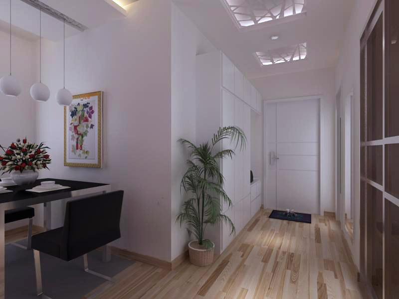 70平米两室两厅装修效果图设计