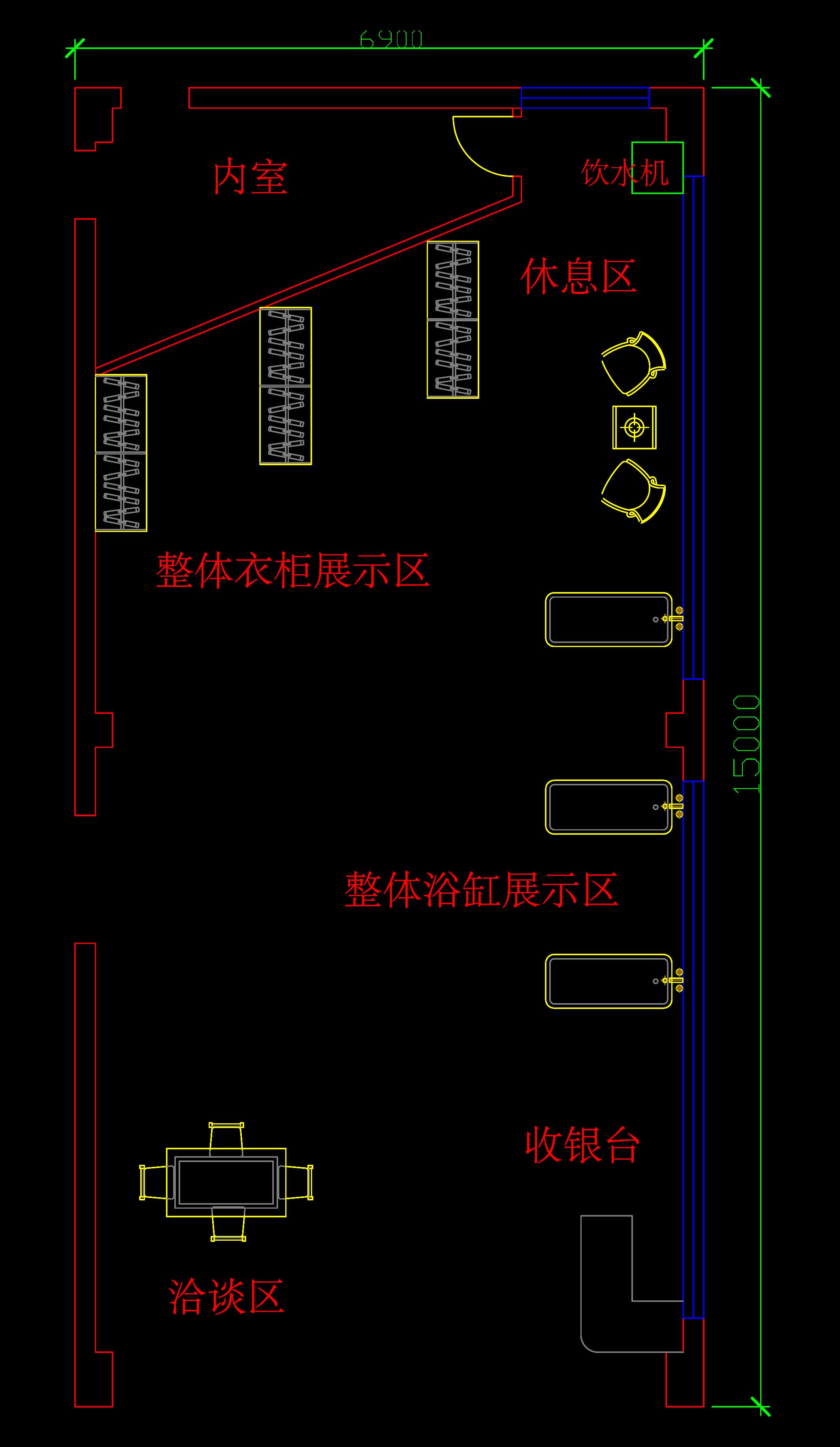 [18313号任务 1000元 店面内部局部设计 稿件#2684301 易